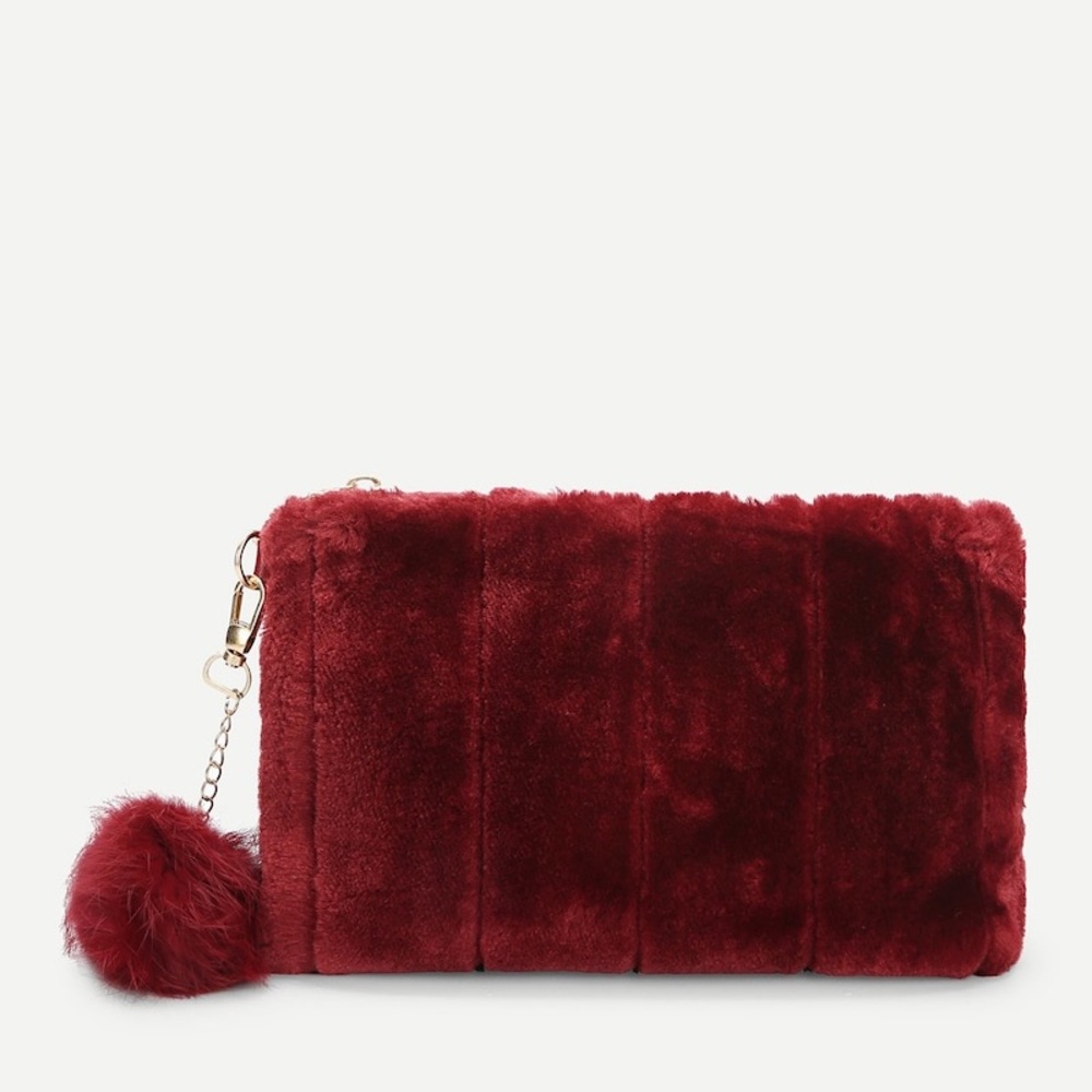 Faux Fur Clutch Bag